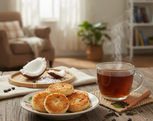 Sagon Bakar Kelapa, Camilan Tradisional yang Sehat dan Cocok Temani Teh Sore cover